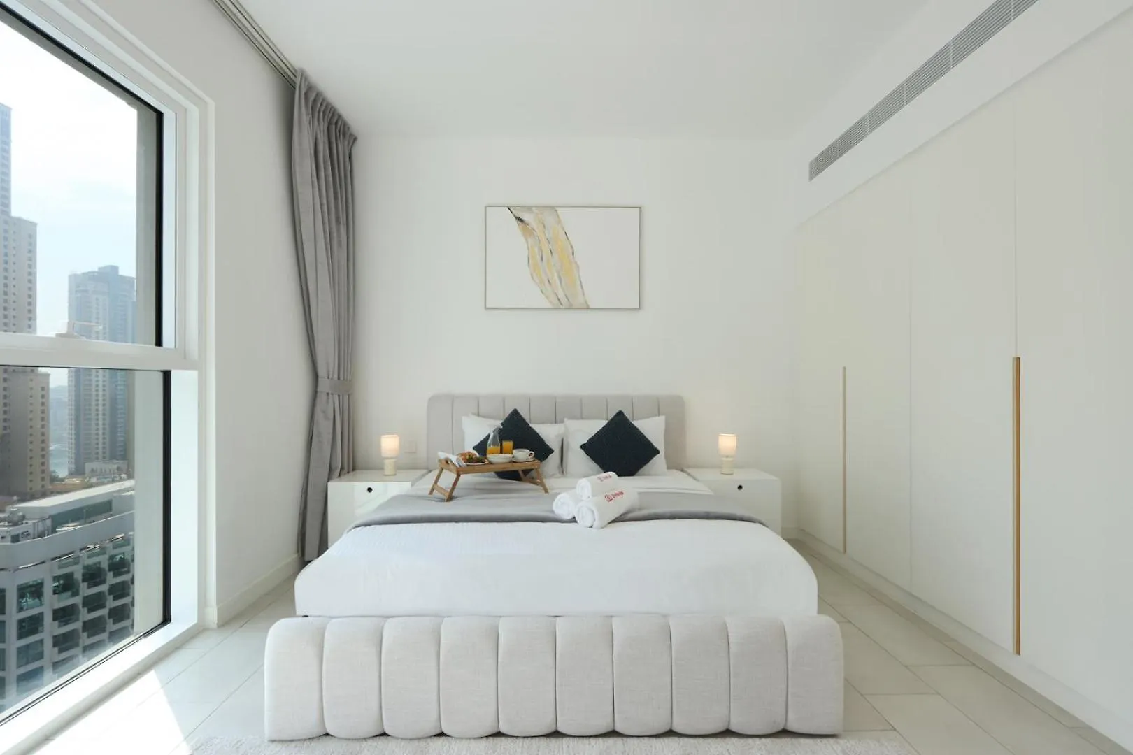 Apartment Livbnb-1Br Beachfront Escape In La Vie, Jbr Dubai