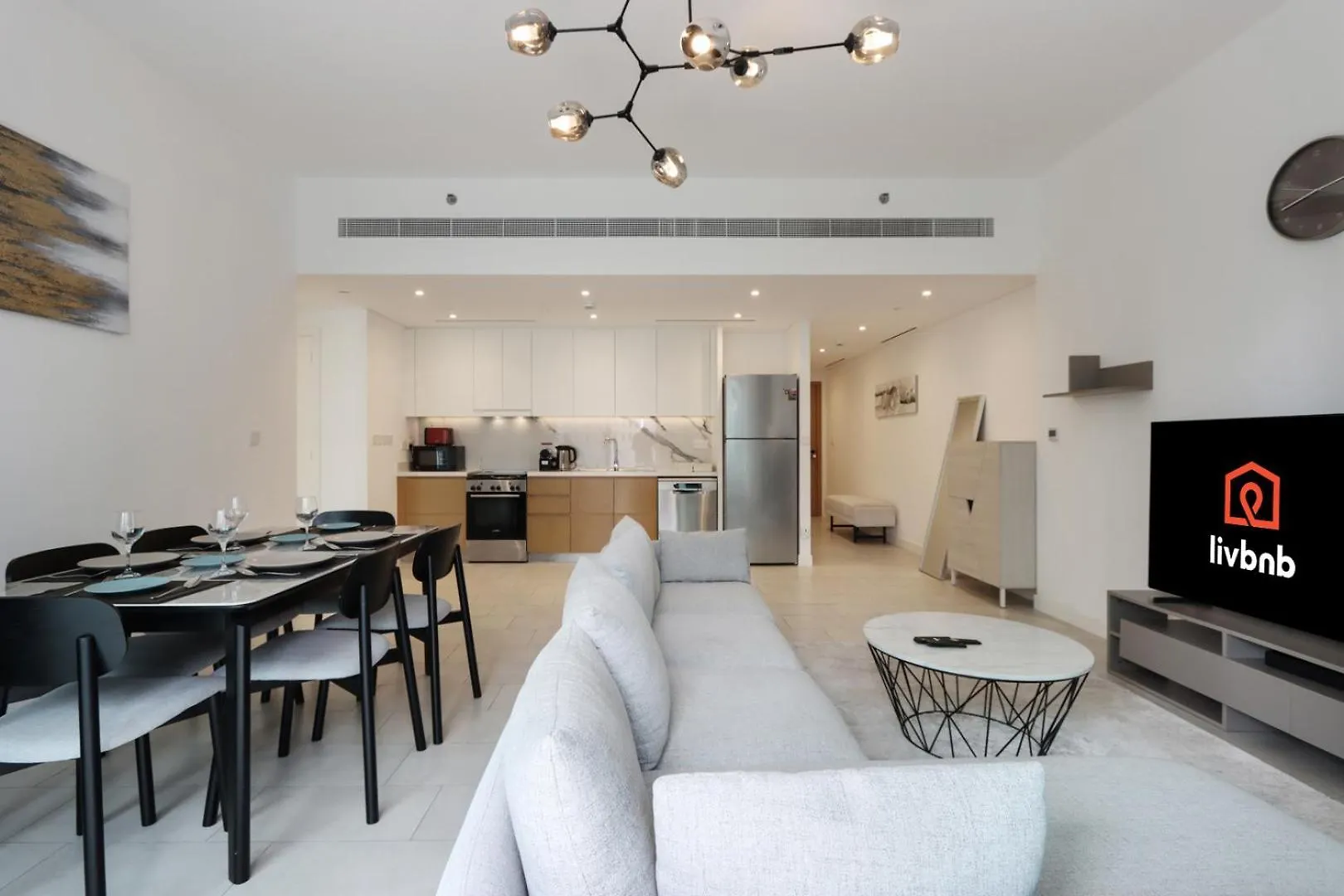 Apartment Livbnb-1Br Beachfront Escape In La Vie, Jbr Dubai