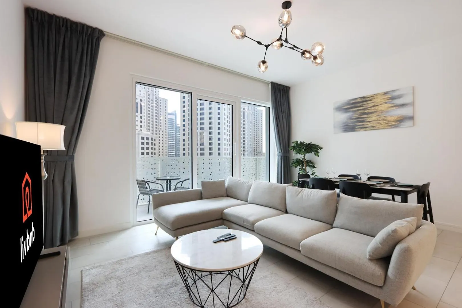 Livbnb-1Br Beachfront Escape In La Vie, Jbr Dubai Apartment