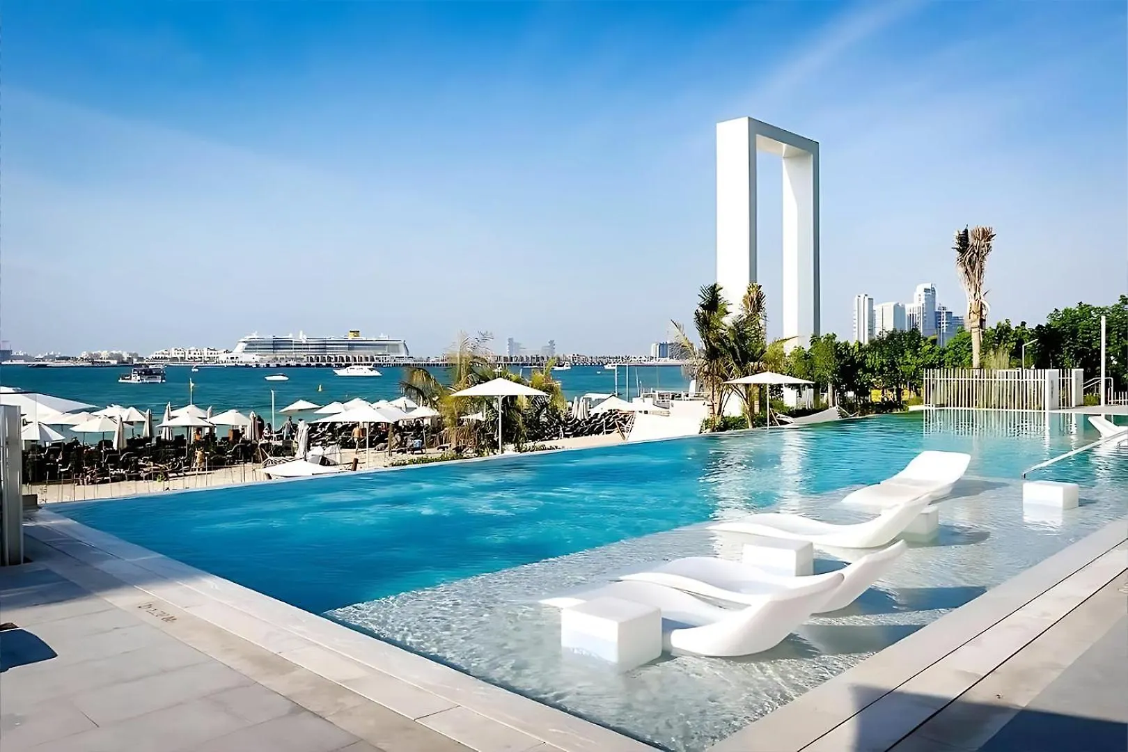 Livbnb-1Br Beachfront Escape In La Vie, Jbr Dubai Apartment